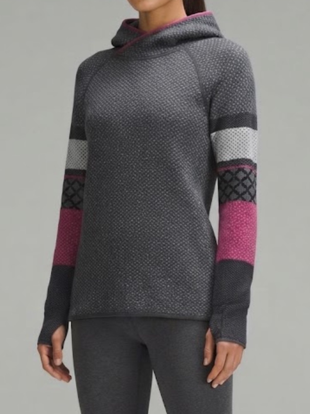 Krimson Klover Cotton Wool Silk Blend Colorblock Sweater Tunic Size Medium